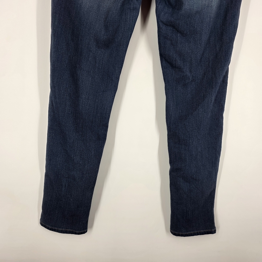 New York & Company Soho Jeans Size 8 Dark Wash Skinny Legging Double Button - Picture 7 of 9
